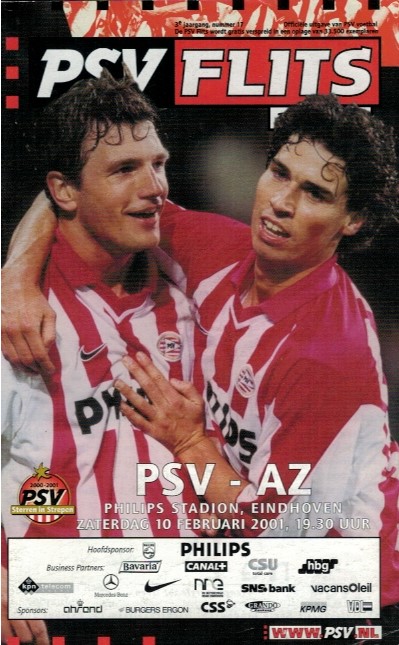 AZ Programma 10-feb-2001 PSV uit